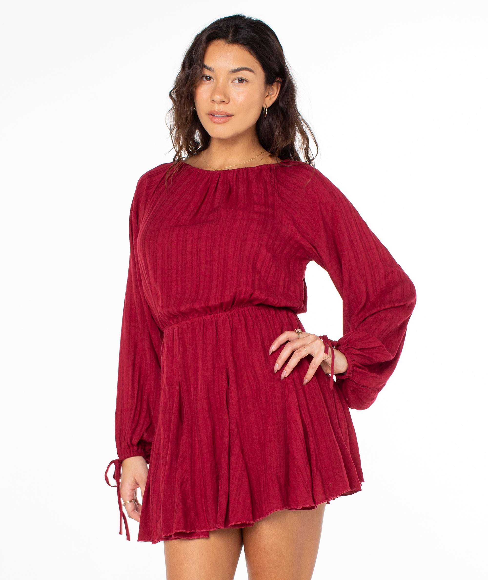 open lace back dress Roxy Sun Seeker Mini Dress