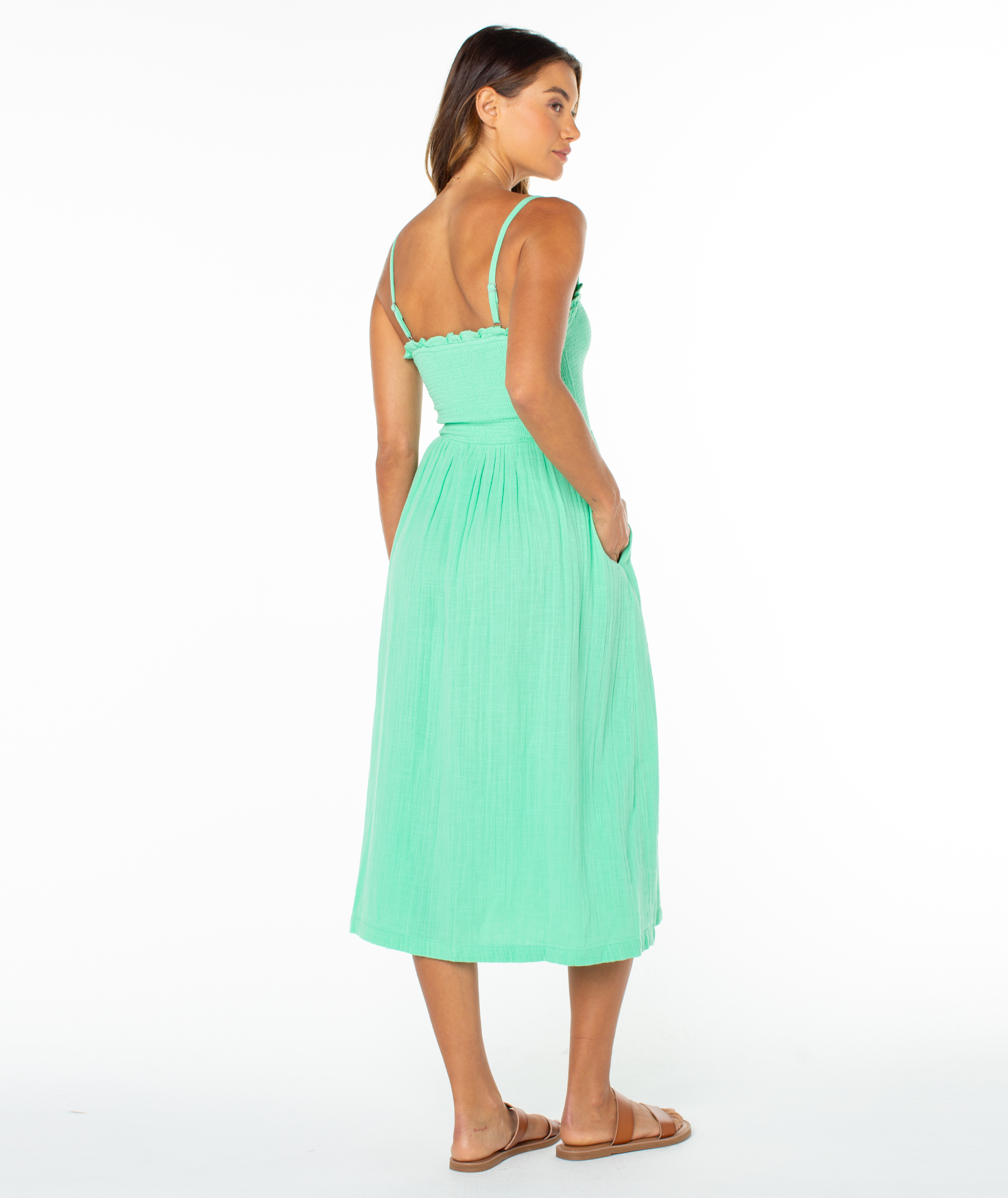 midi dress length for 5 4 Downriver Midi Dress