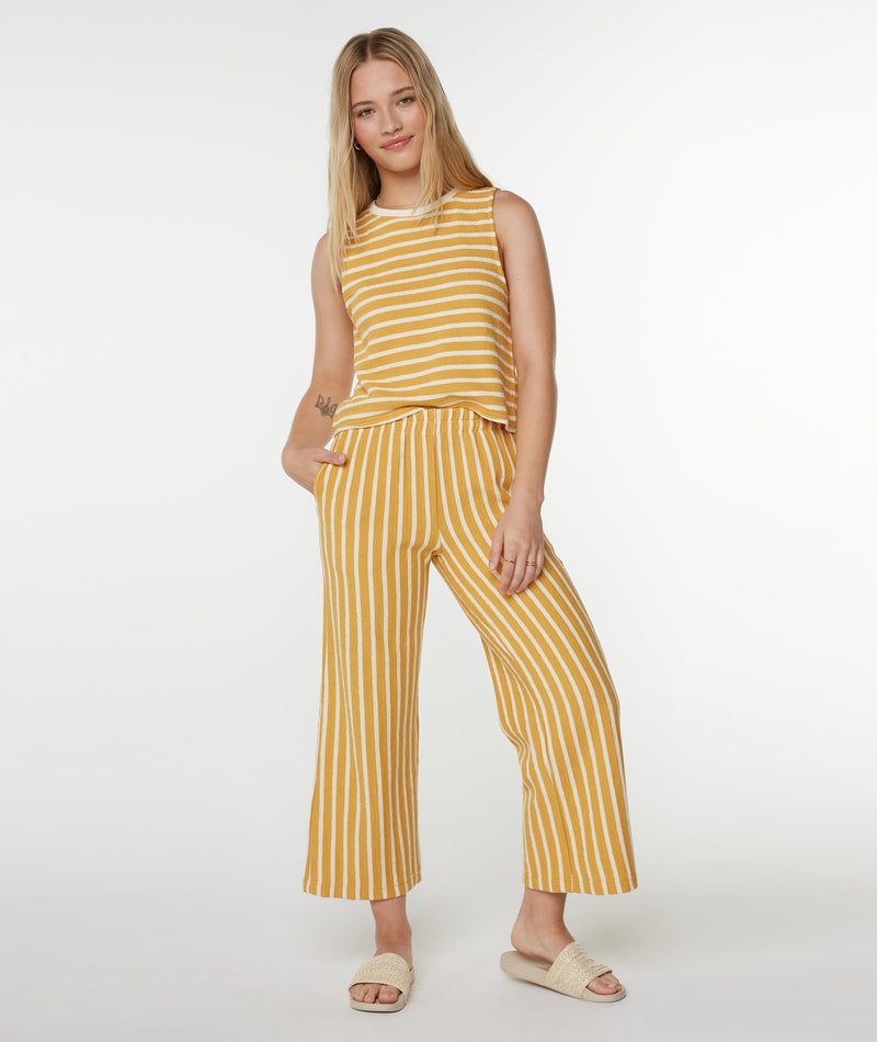 Java Stripe Cropped Pant - ROXY