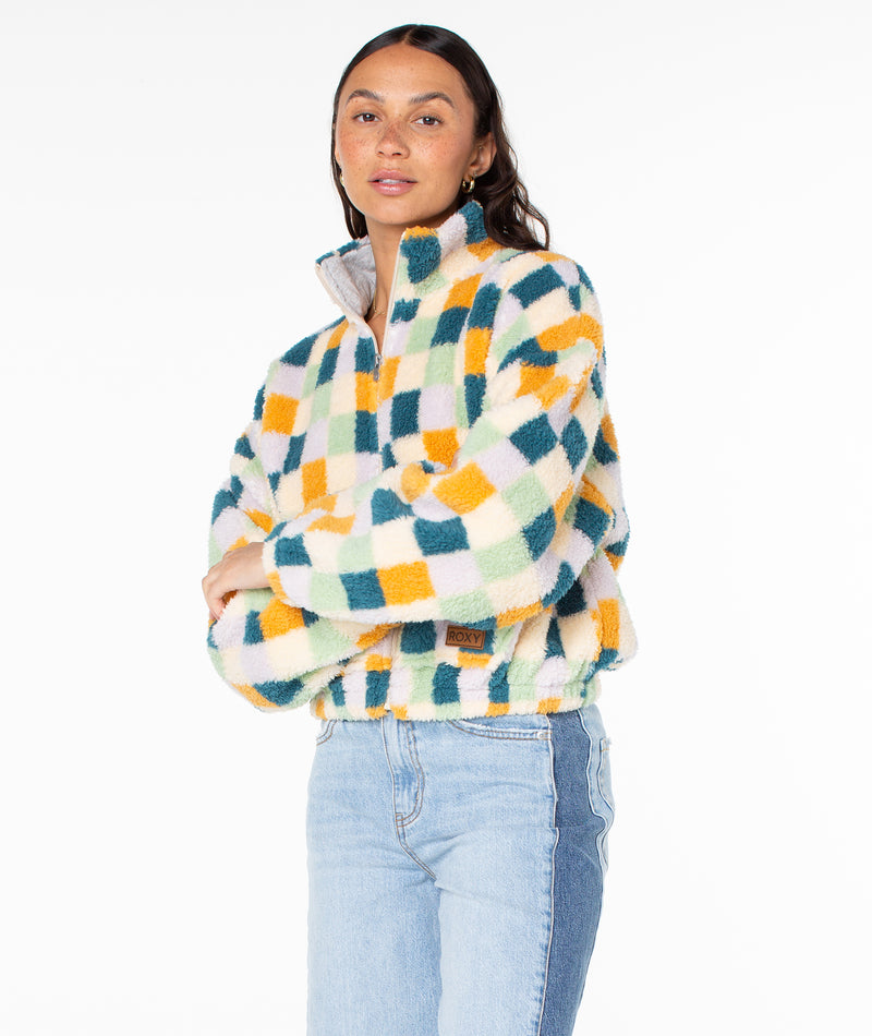 Cold Surf Zip Up - Deep Lagoon - Roxy