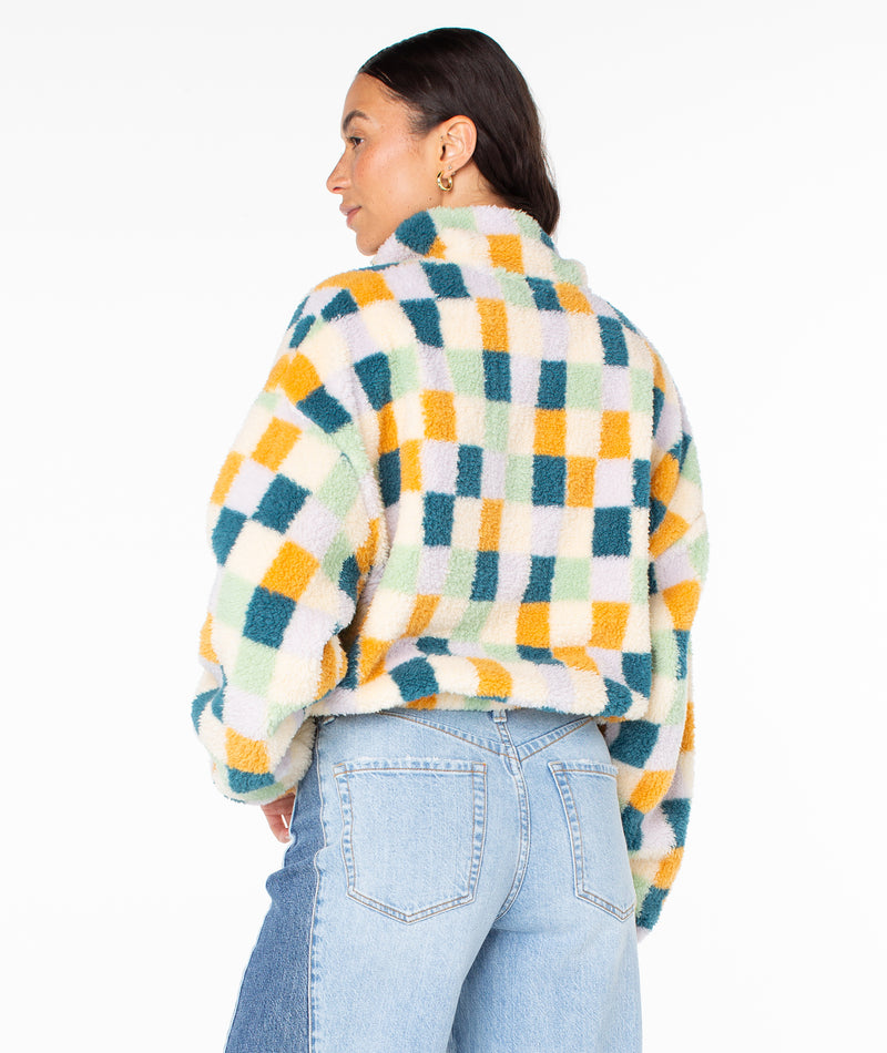 Cold Surf Zip Up - Deep Lagoon - Roxy