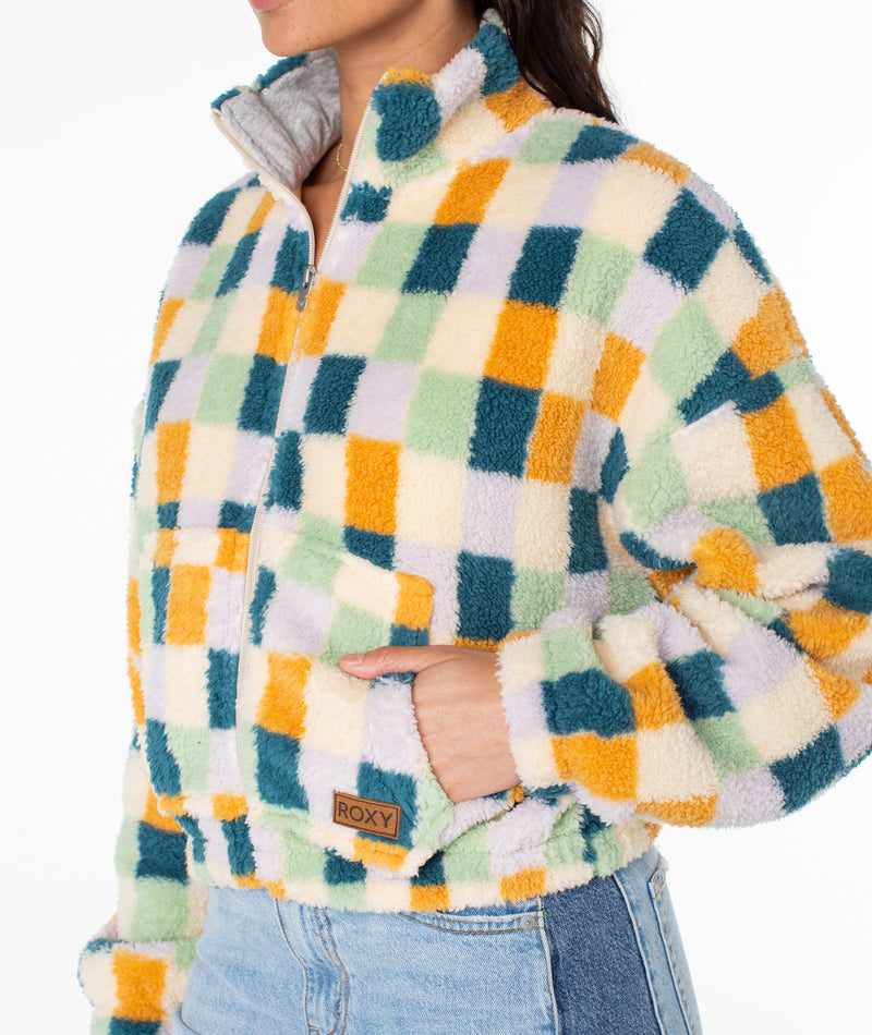 Cold Surf Zip Up - Deep Lagoon - Roxy