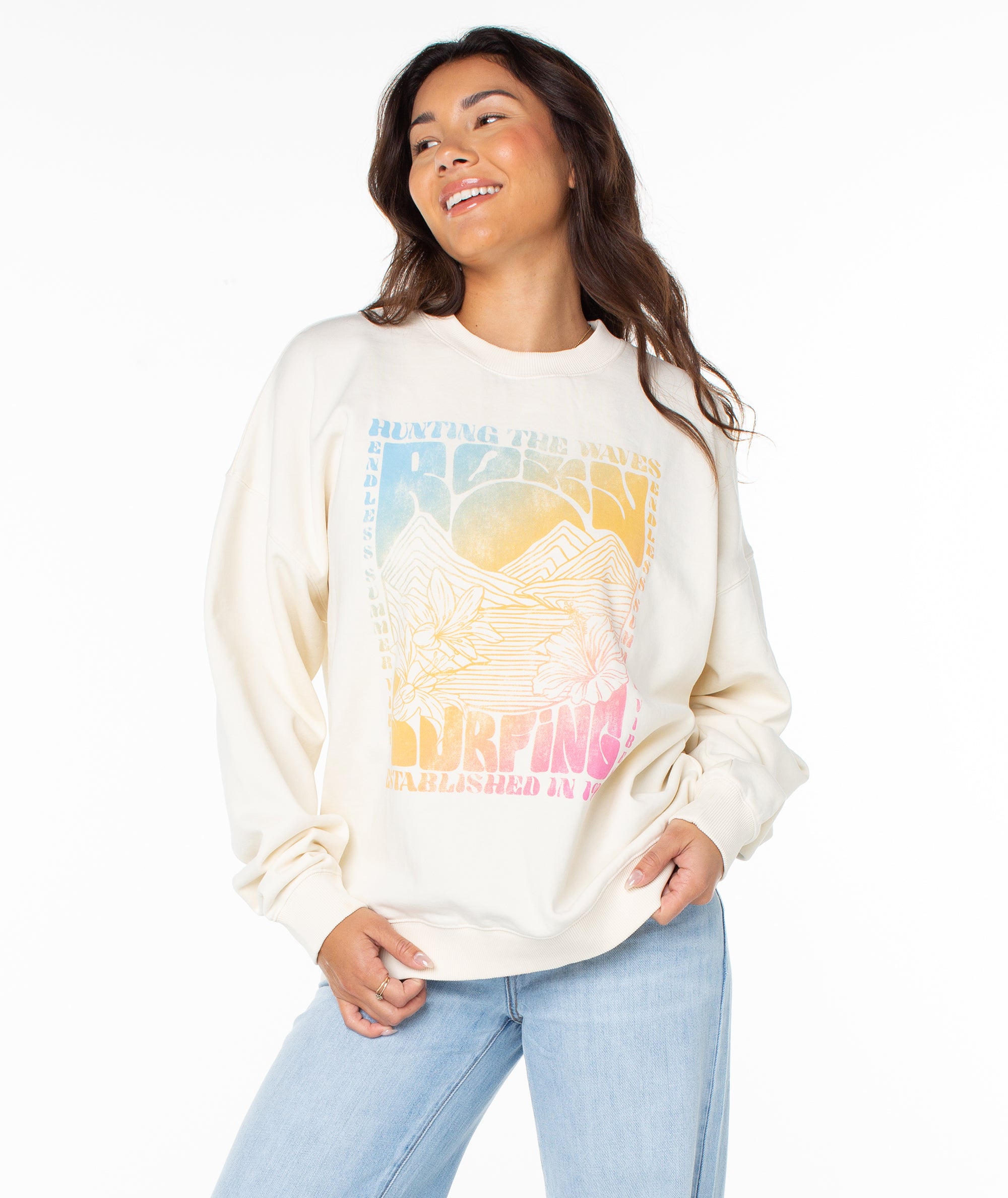 Lineup Oversized Crew - Roxy