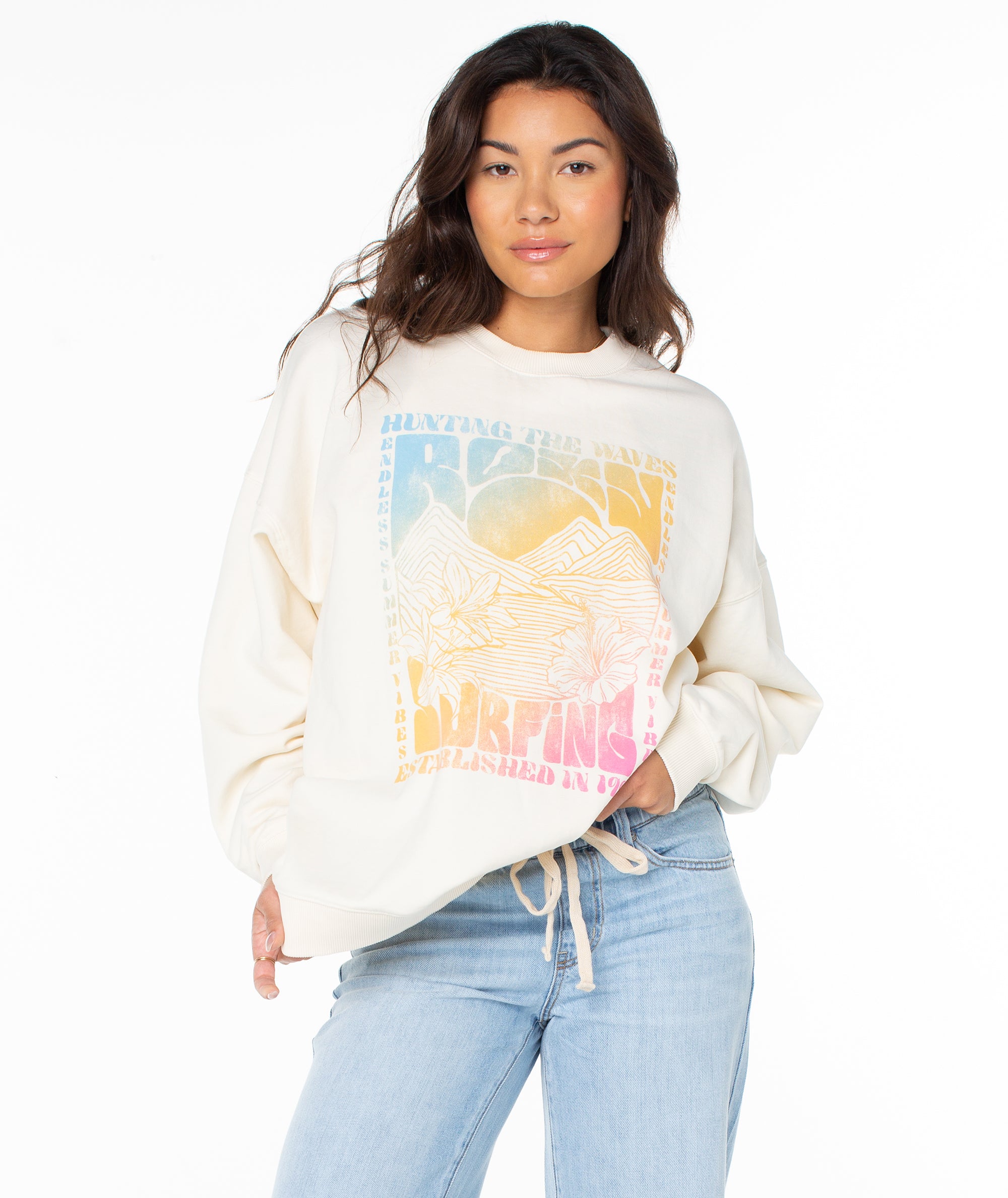 Lineup Oversized Crew - Roxy