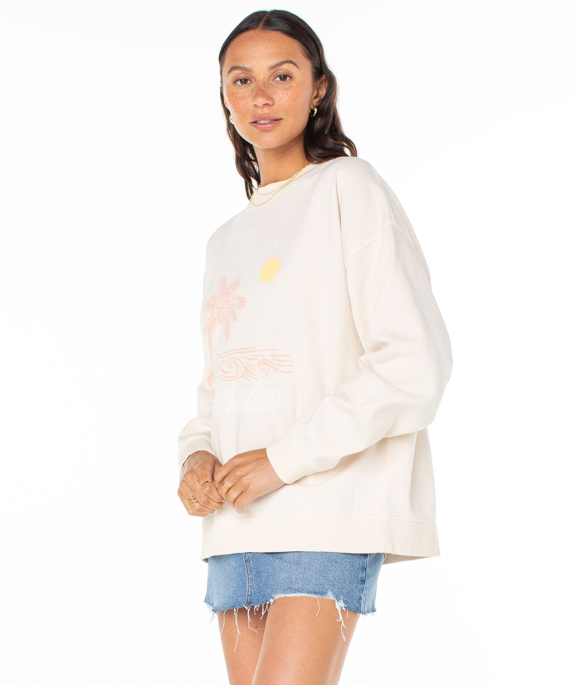 Lineup Oversized Crewneck - Roxy