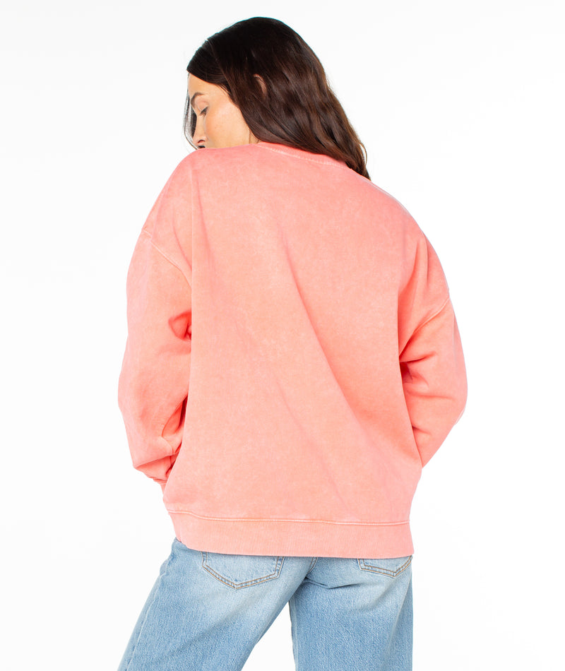Lineup Oversized Fleece Crew - Roxy