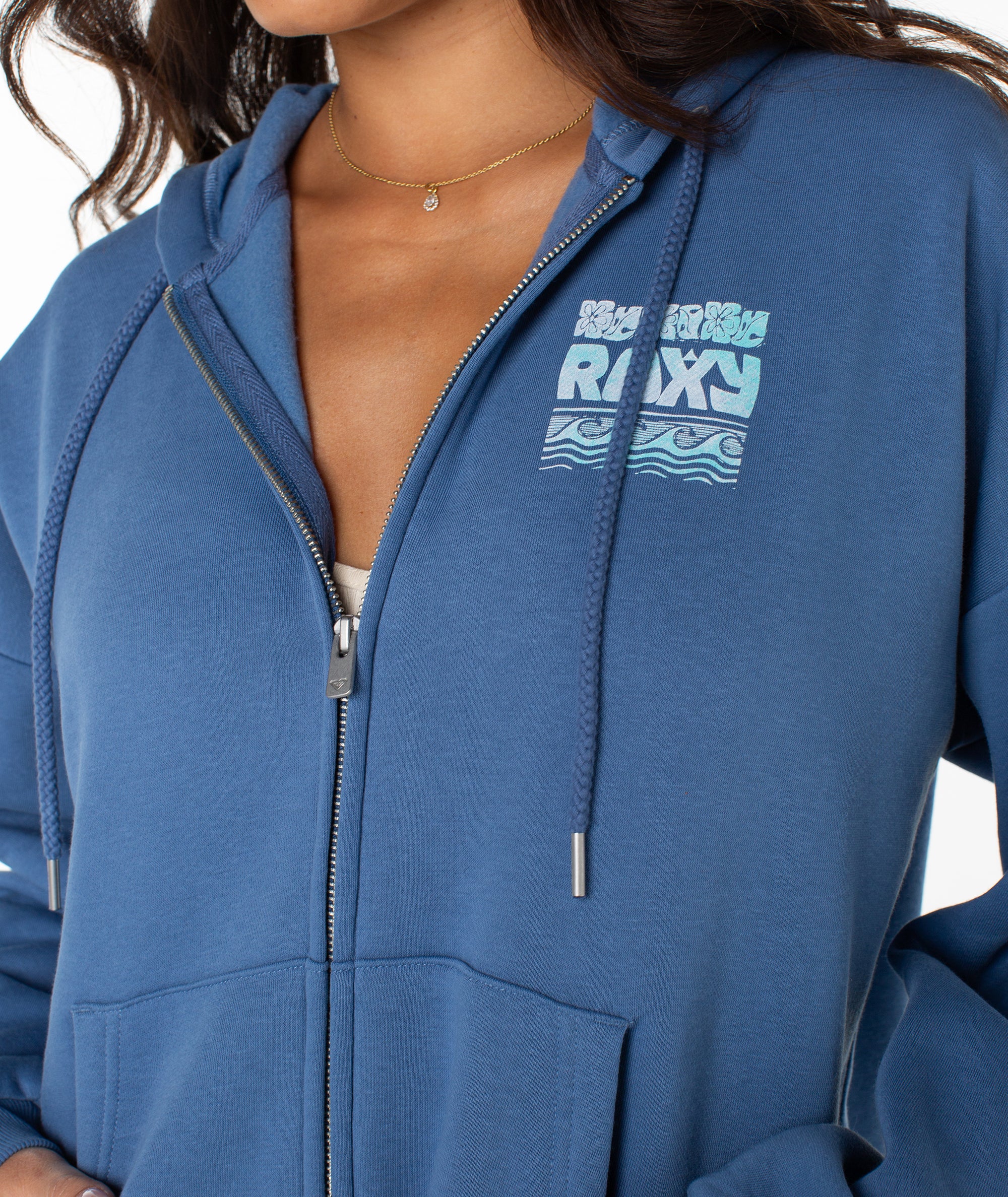 【ネイビー（40）】Rivington Long Loop Hoodie  | WOMEN 450 Loopwheel Hoodie in Navy – Blue Owl Workshop
