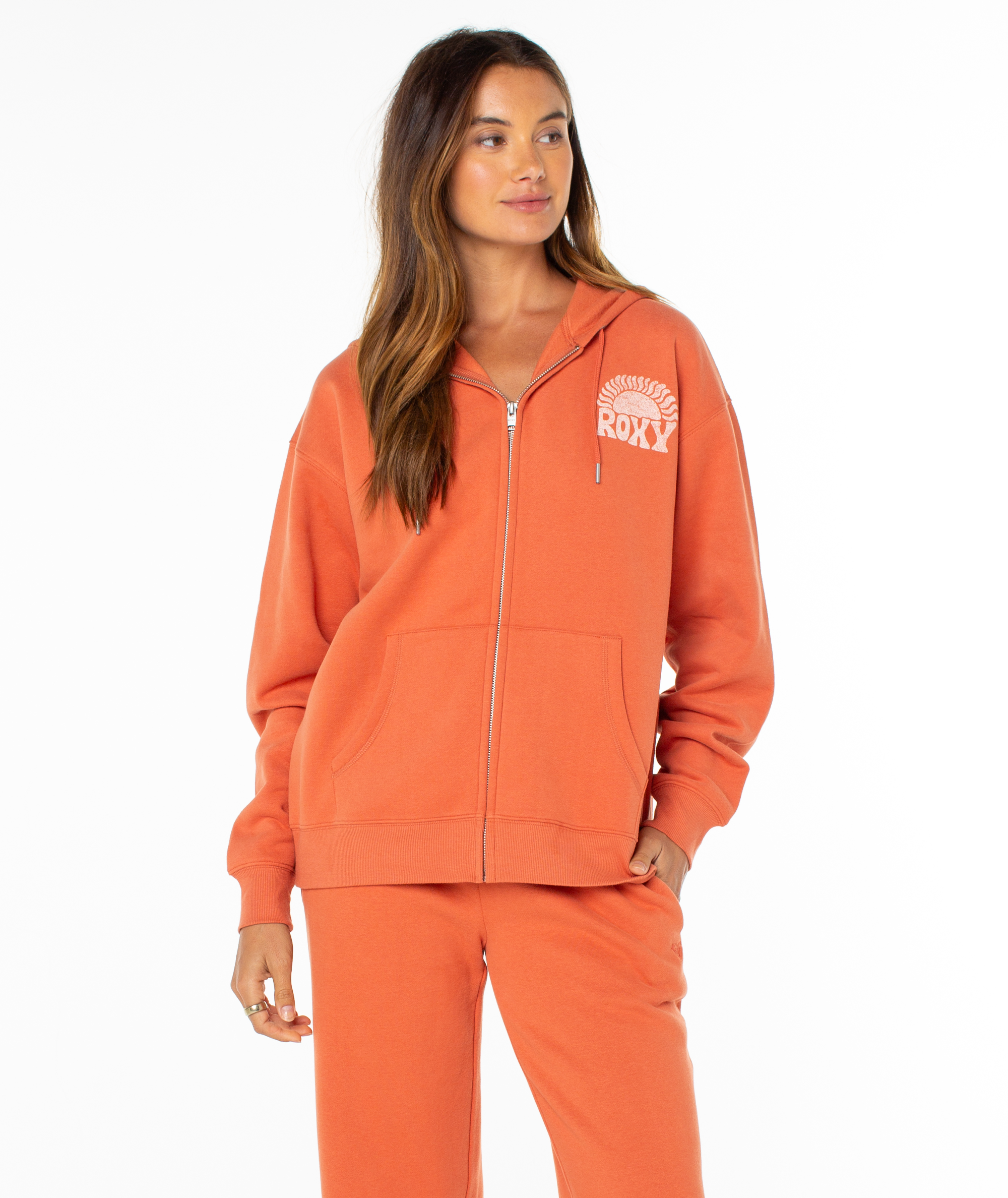 るる Tidal Front Zip - Roxy