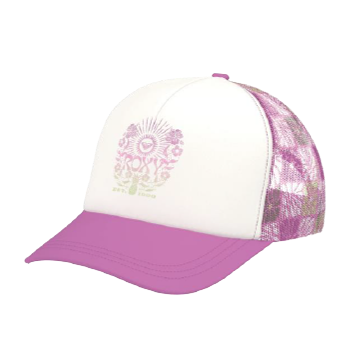Roxy Girls Donut Spain Trucker - Floral Check Bodacious - Roxy