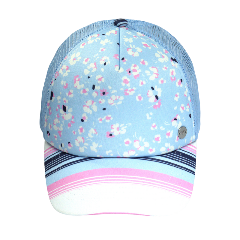 Roxy Girls Honey Coconut Trucker - Coastal Ditsy Skyway - Roxy