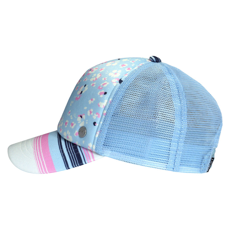 Roxy Girls Honey Coconut Trucker - Coastal Ditsy Skyway - Roxy