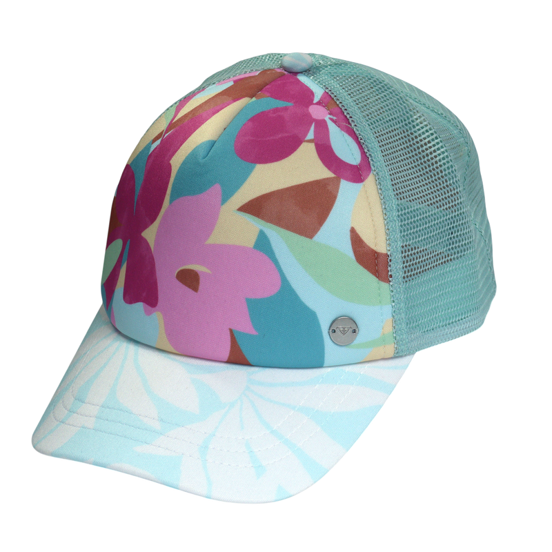 Roxy Girls Honey Coconut Trucker - Endless Summer Fair Aqua - Roxy