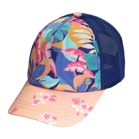 Roxy Girls Honey Coconut Trucker - Golden Hour Coastal Fjord - Roxy