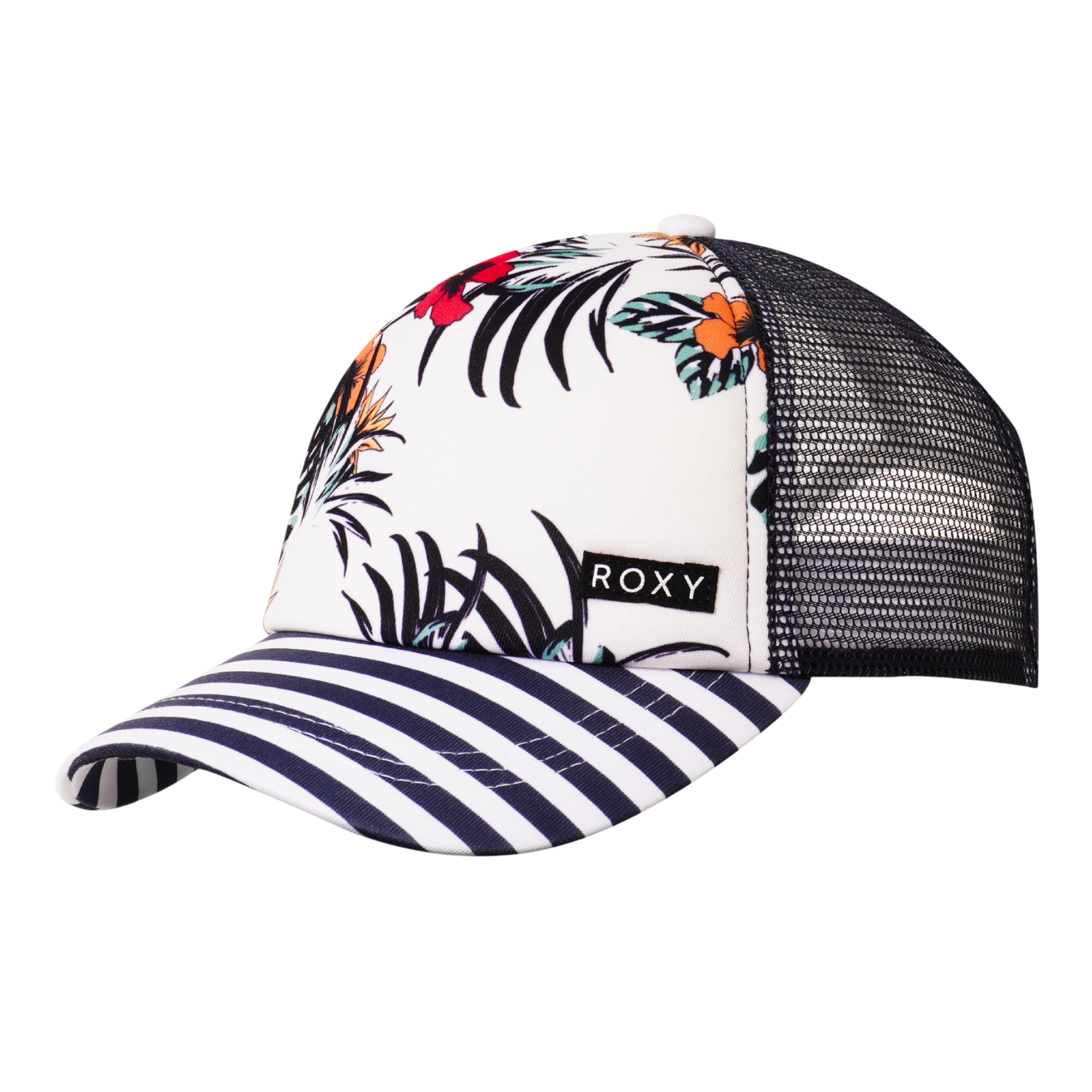 Roxy Girls Honey Coconut Trucker - Bright White Badami - Roxy