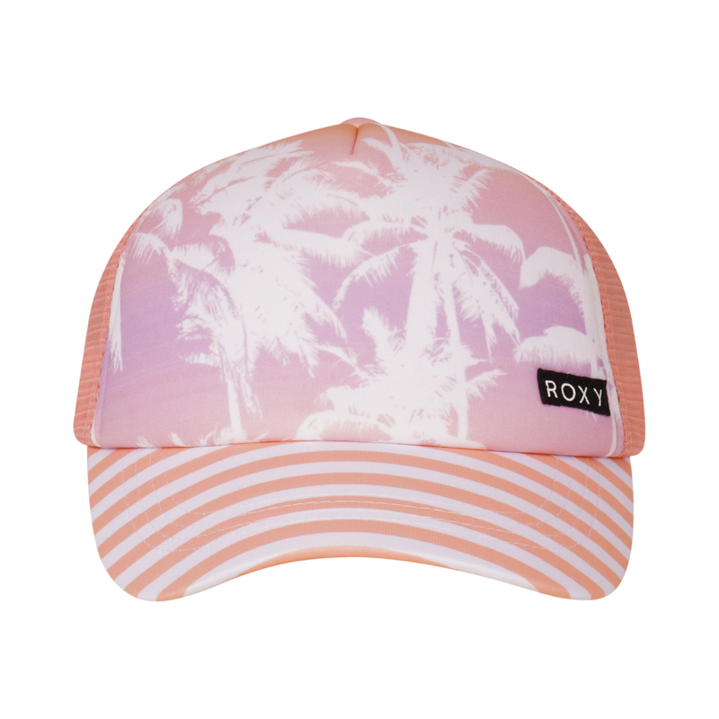 Roxy Girls Honey Coconut Trucker - Peach Bud Lahaina Light Rg S - Roxy