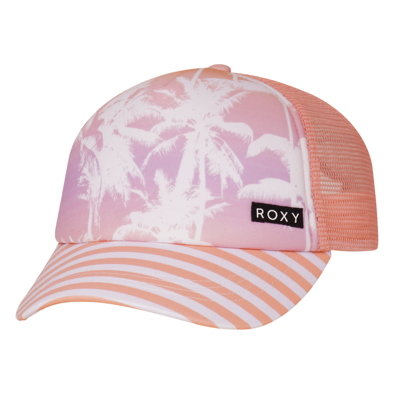 Roxy Girls Honey Coconut Trucker - Peach Bud Lahaina Light Rg S - Roxy