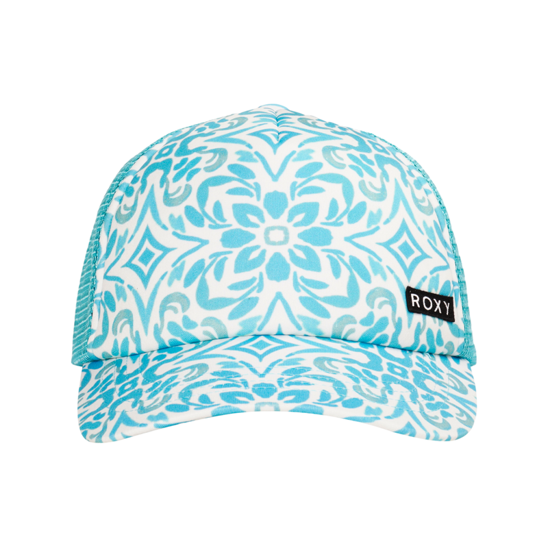 Roxy Girls Honey Coconut Trucker - Cloud Dancer Fresco Tile Rg - Roxy