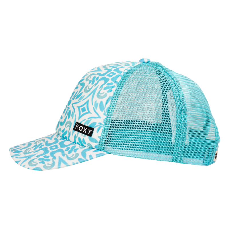 Roxy Girls Honey Coconut Trucker - Cloud Dancer Fresco Tile Rg - Roxy