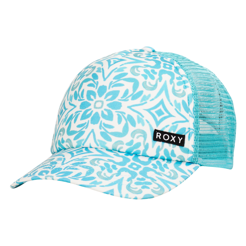 Roxy Girls Honey Coconut Trucker - Cloud Dancer Fresco Tile Rg - Roxy