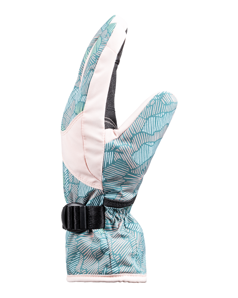 Roxy Jetty Girl Gloves - Pink Salt Sketchbook - Roxy