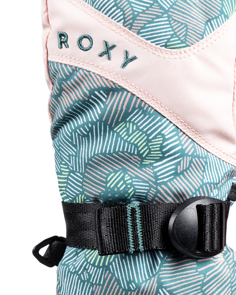 Roxy Jetty Girl Gloves - Pink Salt Sketchbook - Roxy