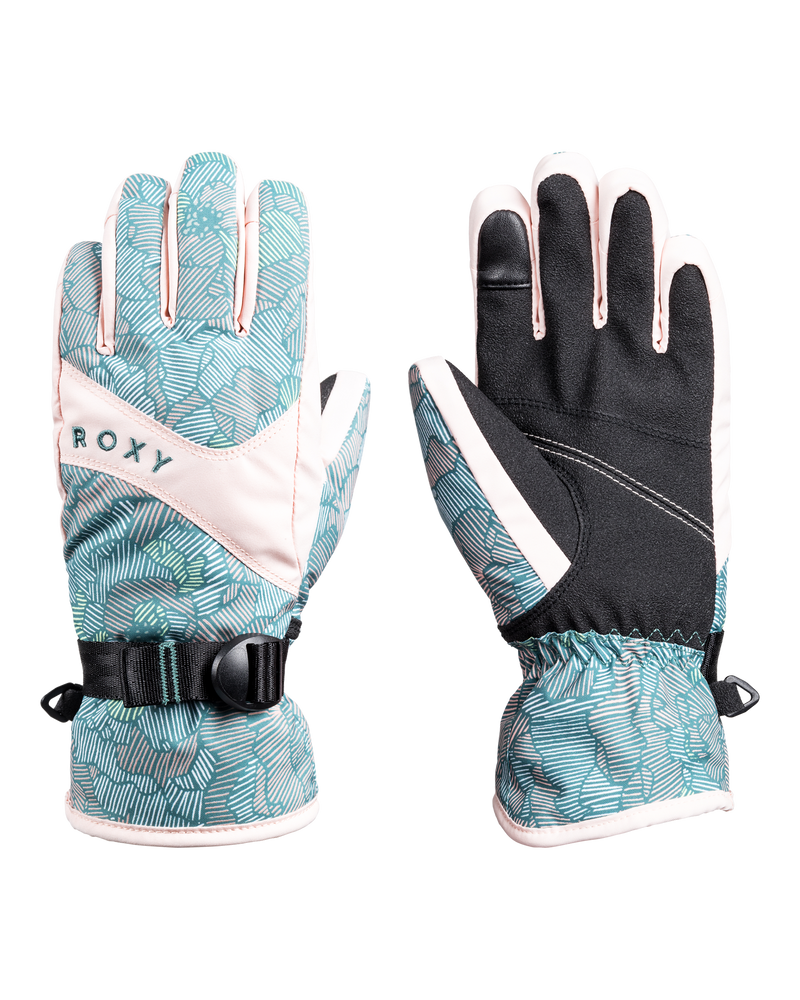 Roxy Jetty Girl Gloves - Pink Salt Sketchbook - Roxy