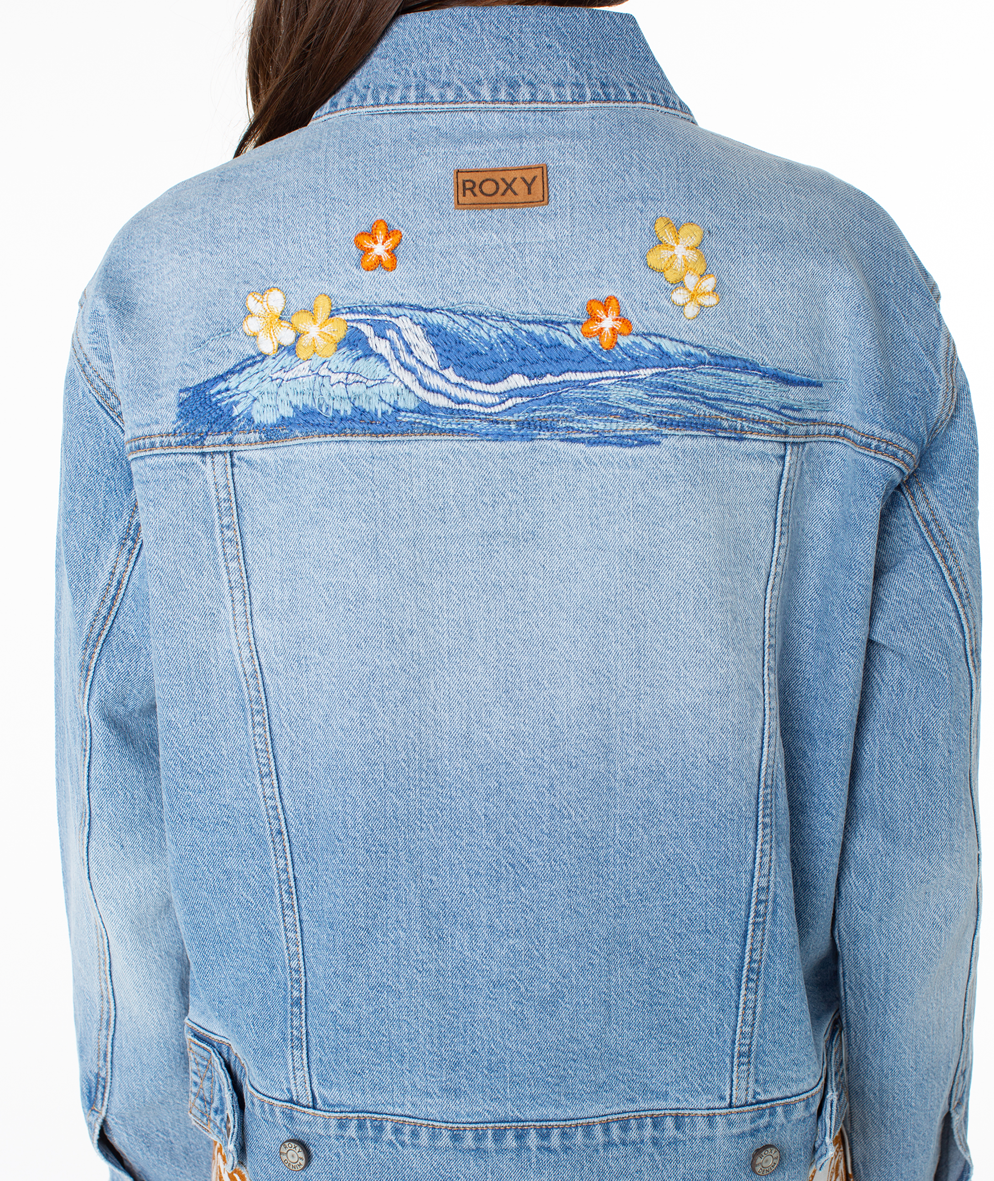♡chesty♡Embroidery Parka♡ Lock and Love LL WJC643 Womens Pop of Color Parka Jacket S Black