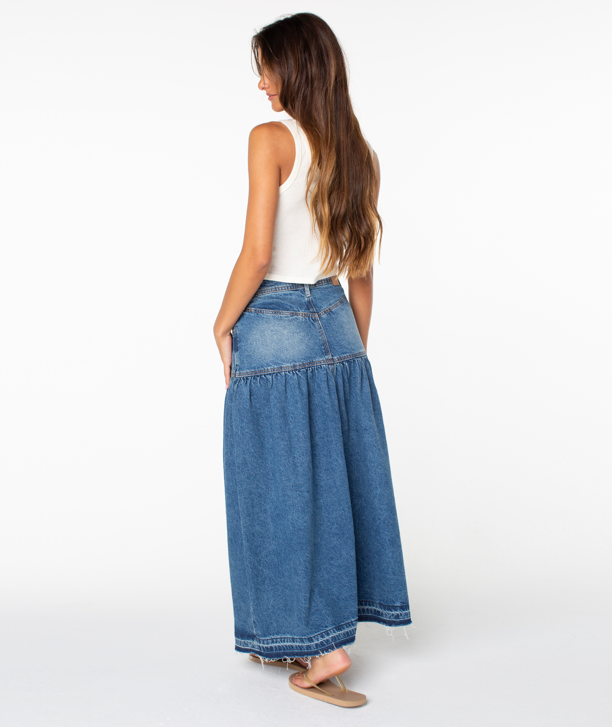デイジーリン Raku-Raku Stylish skirt　ネイビー　40 デイジーリン Raku-Raku Stylish skirt ネイビー 40 DAISY LIN