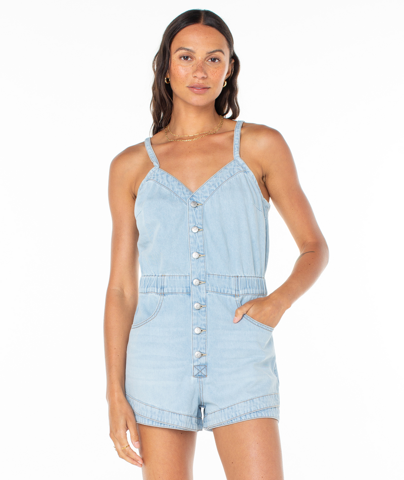 Naia Woven Onesie - Roxy