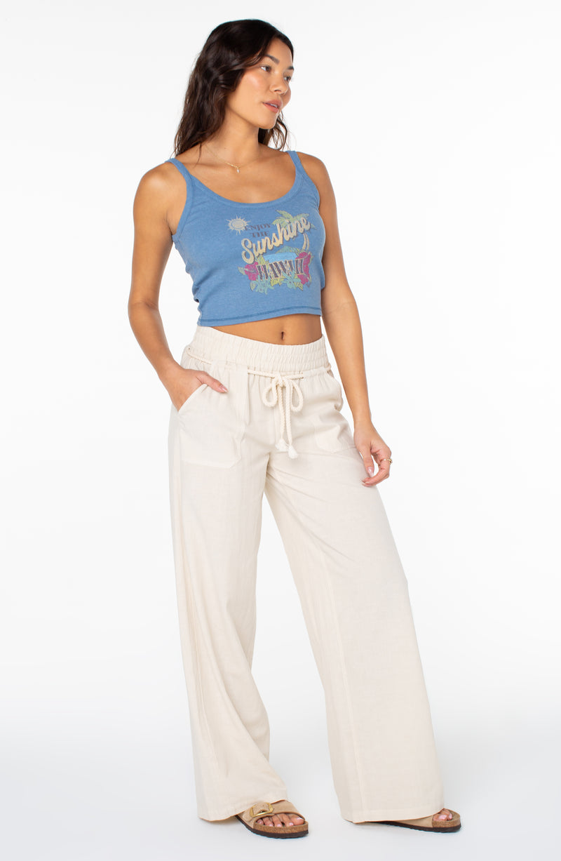 Paddle On Pant Solid Pant - Roxy