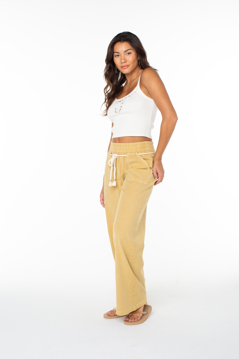 Paddle On Pant Solid Pant - Roxy