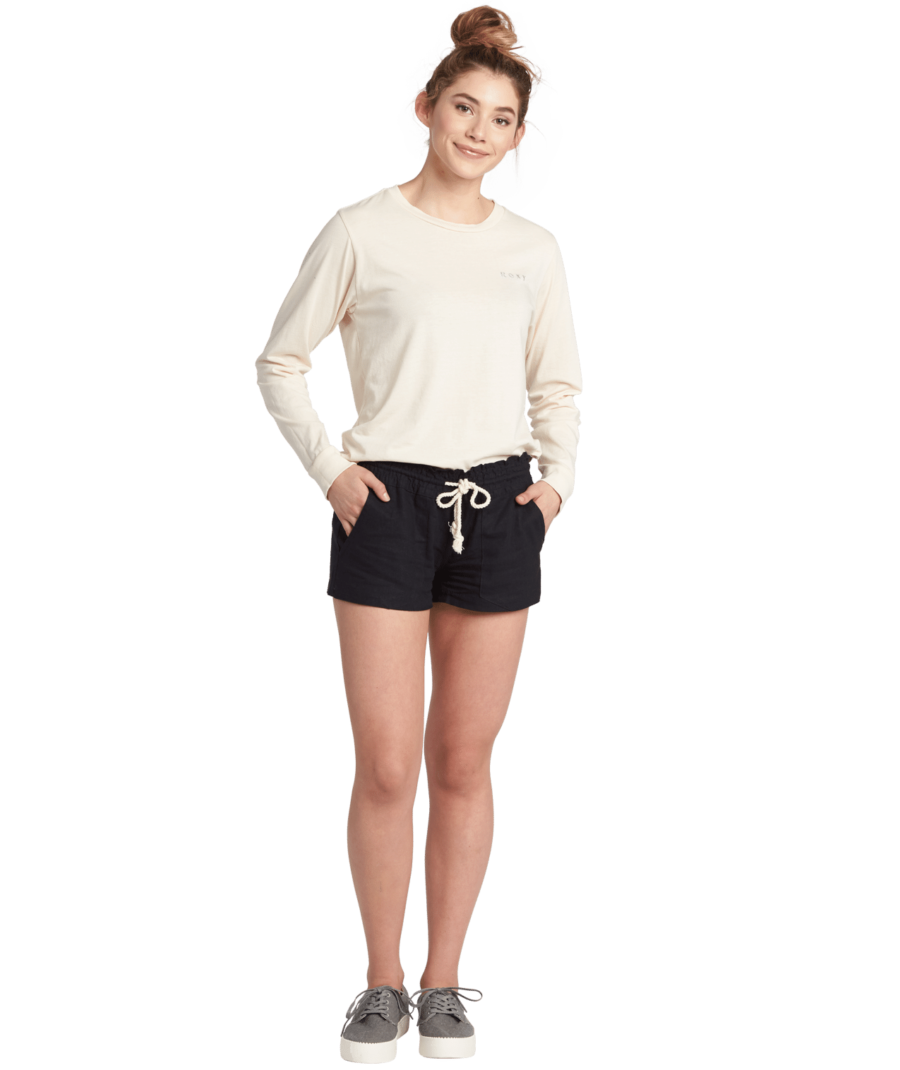 Oceanside Short - Anthracite Solid - Roxy