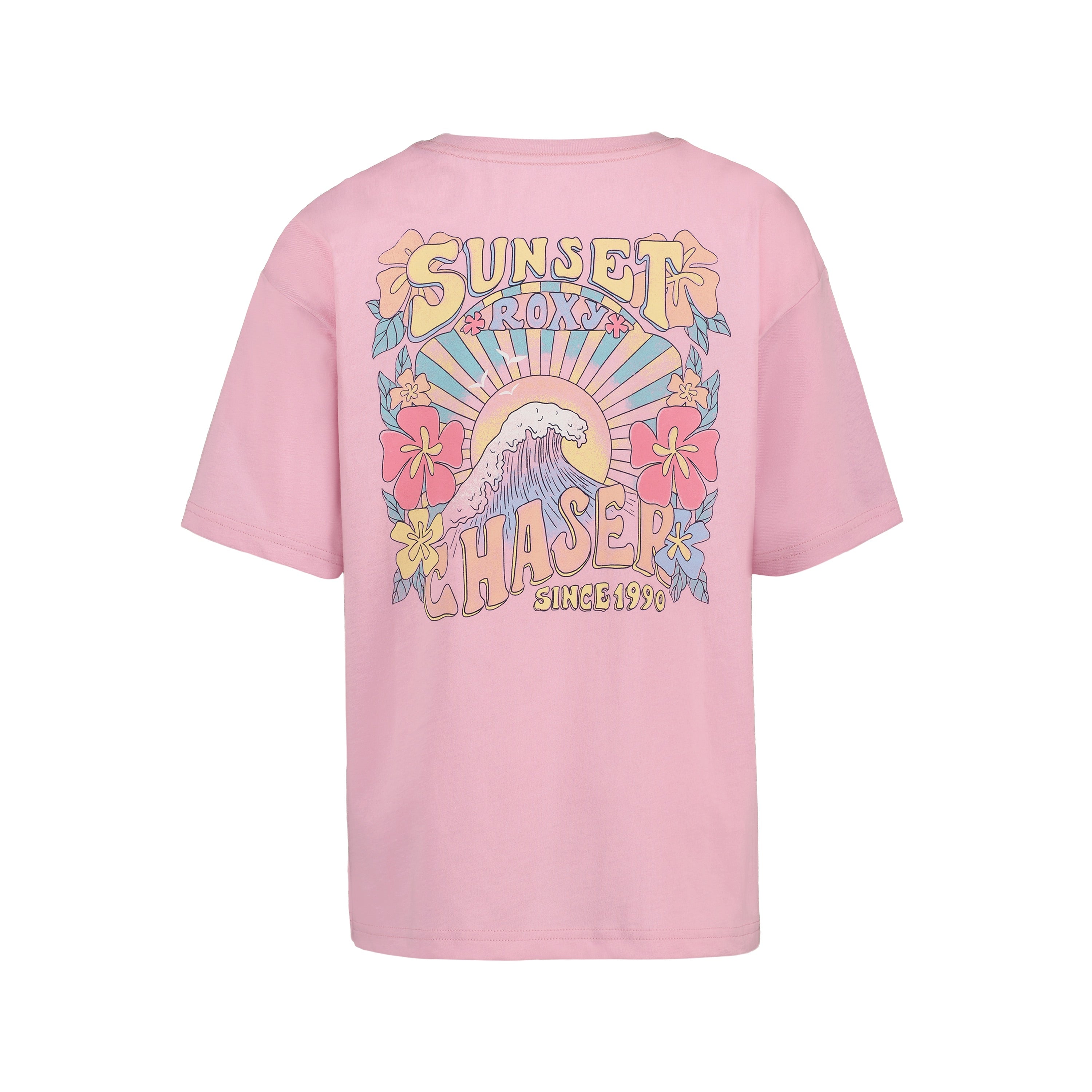 【 ROXY 】 Girls' Sun Chaser Oversized Tee - Roxy