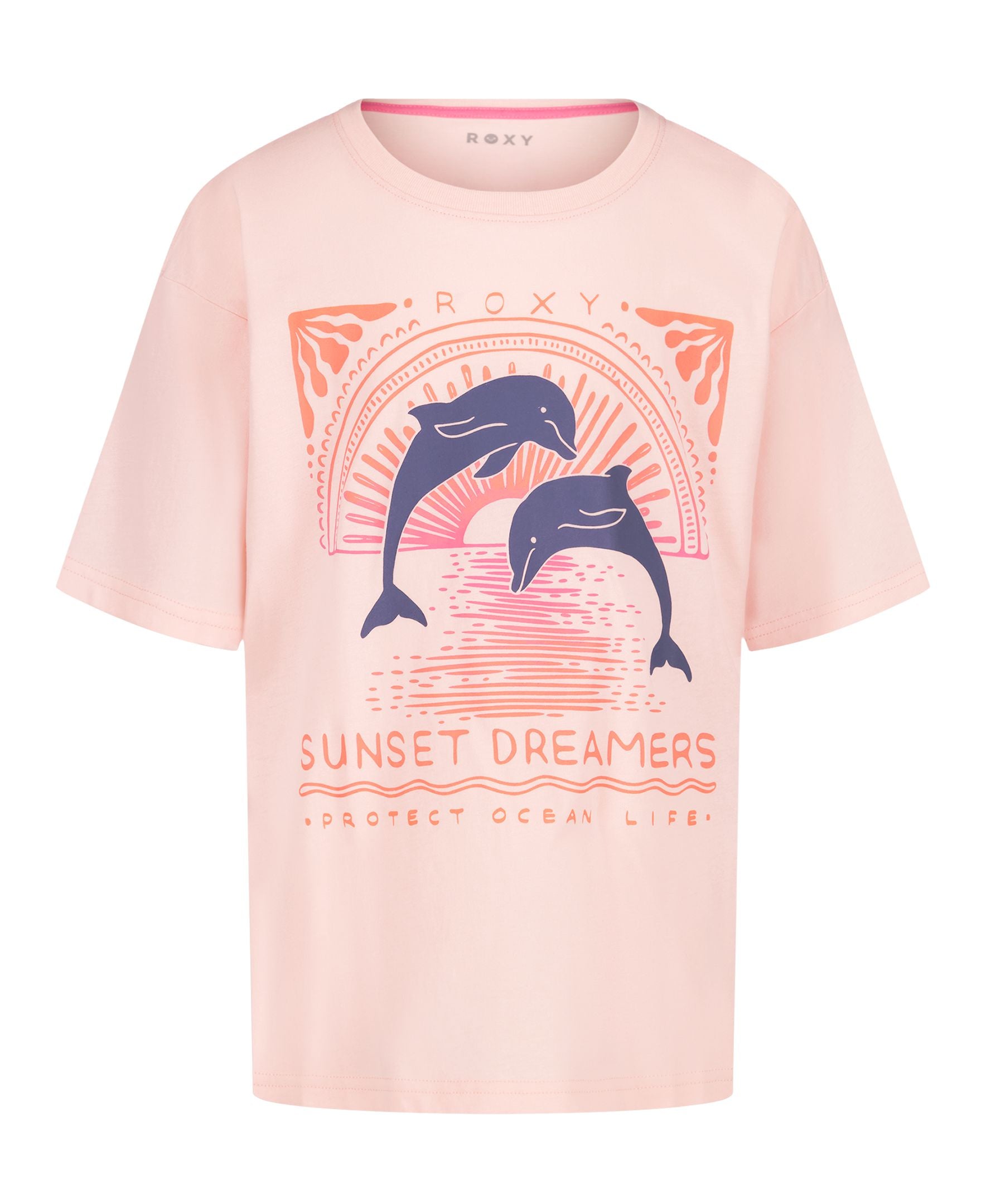 Little Girls' Ocean Life Oversized Tee - Roxy