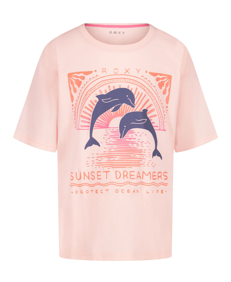 Little Girls' Ocean Life Oversized Tee - Roxy
