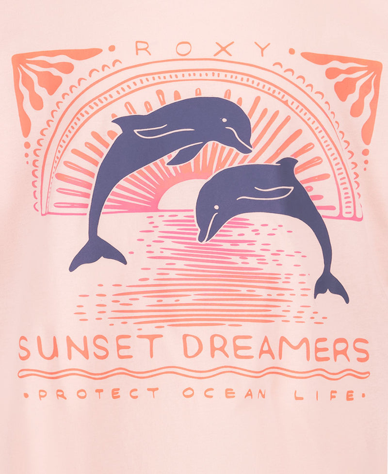 Little Girls' Ocean Life Oversized Tee - Roxy