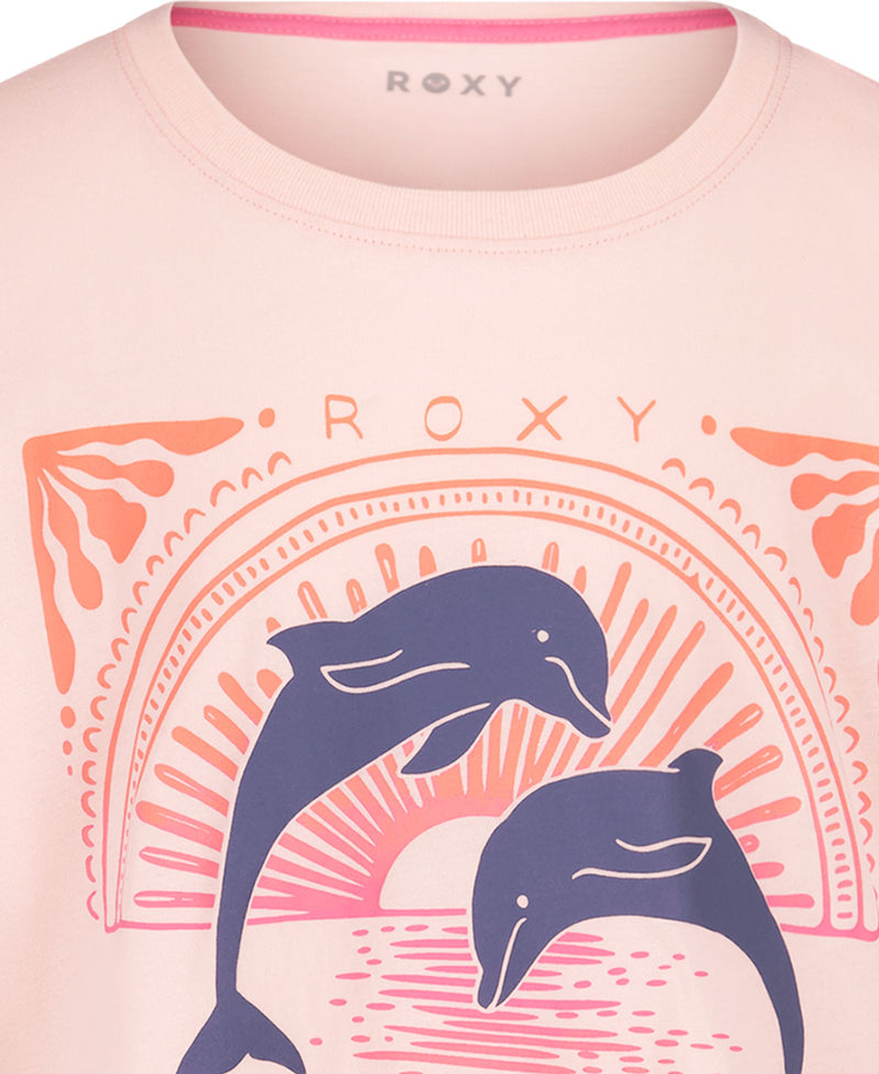 Little Girls' Ocean Life Oversized Tee - Roxy