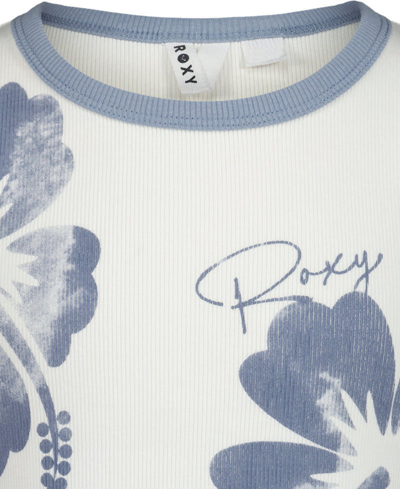 Girls' Hibiscus Stamp Tank - Roxy