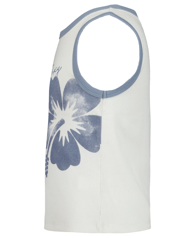 Girls' Hibiscus Stamp Tank - Roxy