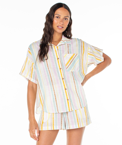 Beach Nostalgia Woven Top - Roxy