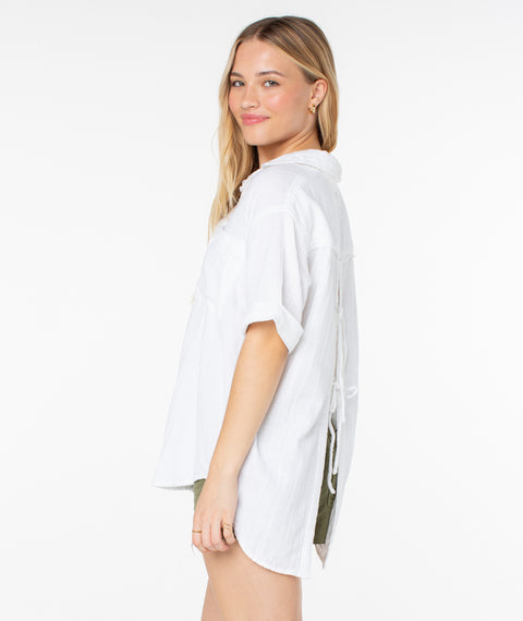 Maile Tie Shirt - ROXY