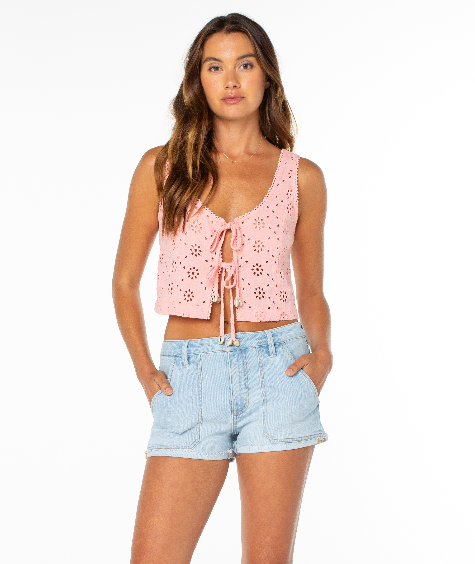babylclub Crown key sleevelessタンクトップ babylclub Crown key sleevelessタンクトップ Women's Croft & Barrow