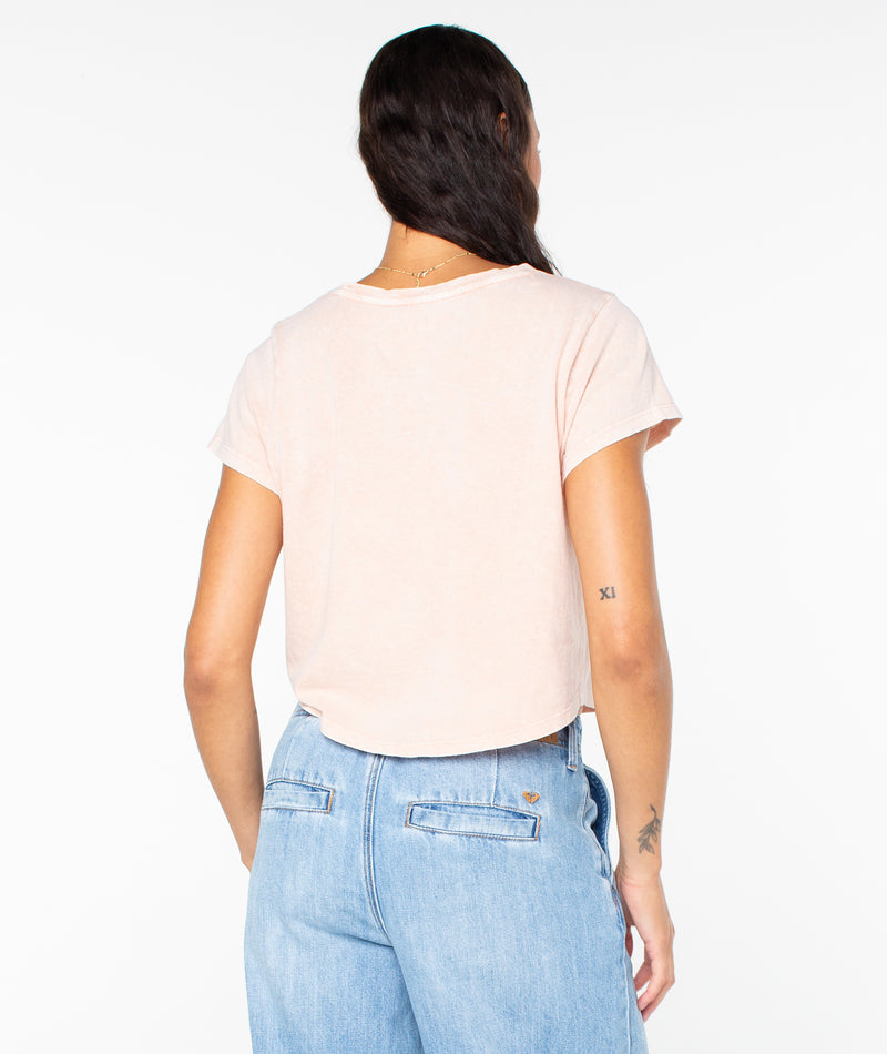 Everyday Tee - Misty Rose Solid - Roxy