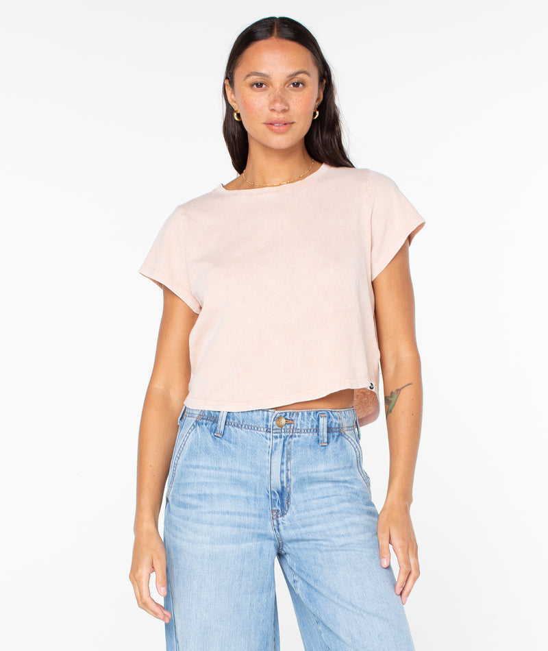 Everyday Tee - Misty Rose Solid - Roxy