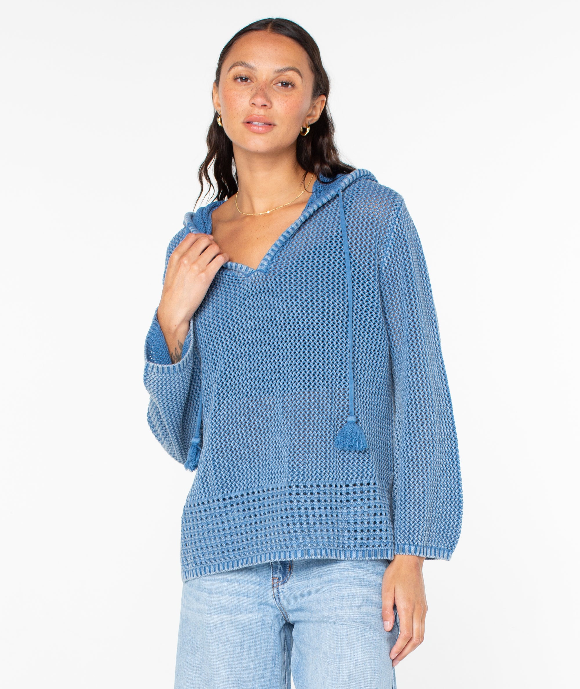 トップス THE SHISHIKUI knit cami | blue grey トップス THE SHISHIKUI knit cami | blue grey Tops – SHISHIKUI