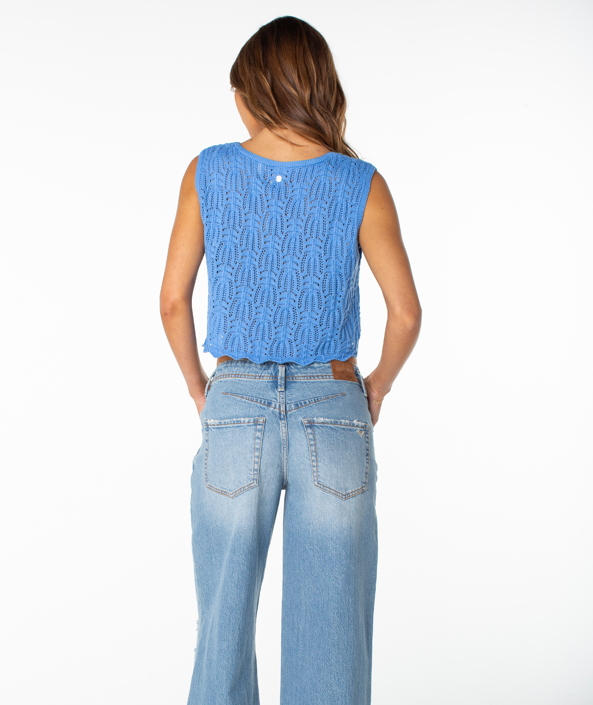 Beach Bound Crochet Vest - Roxy