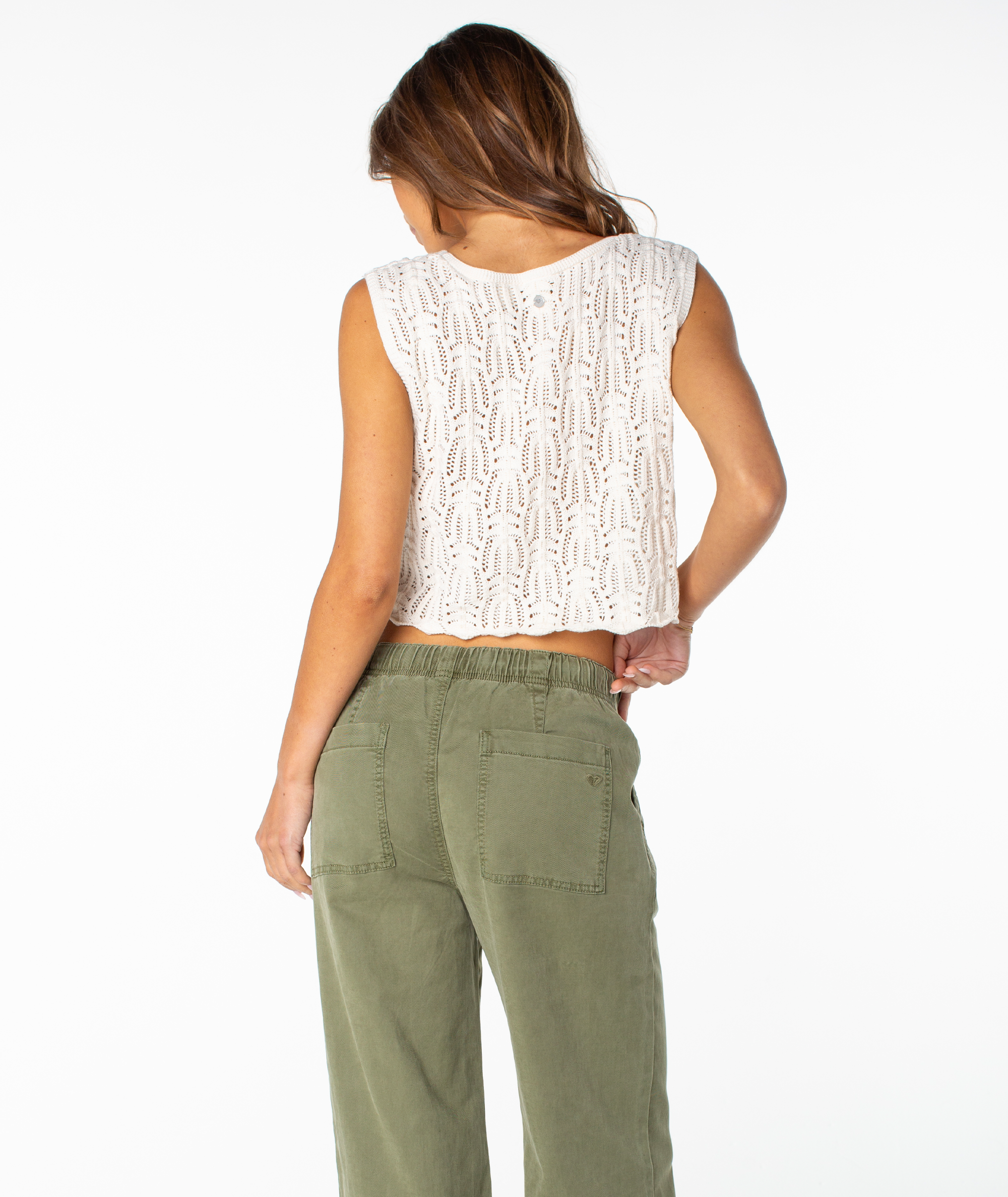 Beach Bound Crochet Vest - Roxy