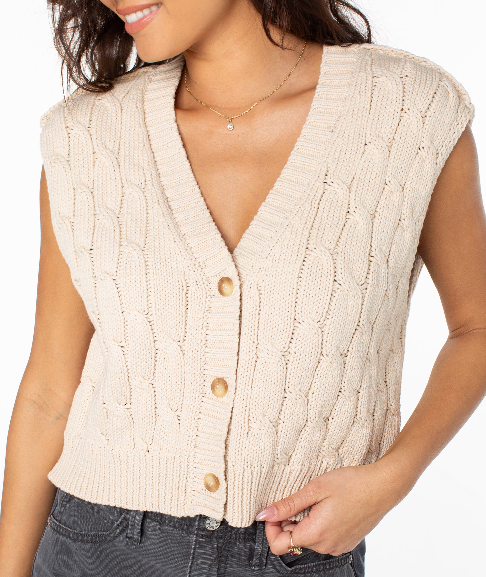 Easy A Vest - Roxy