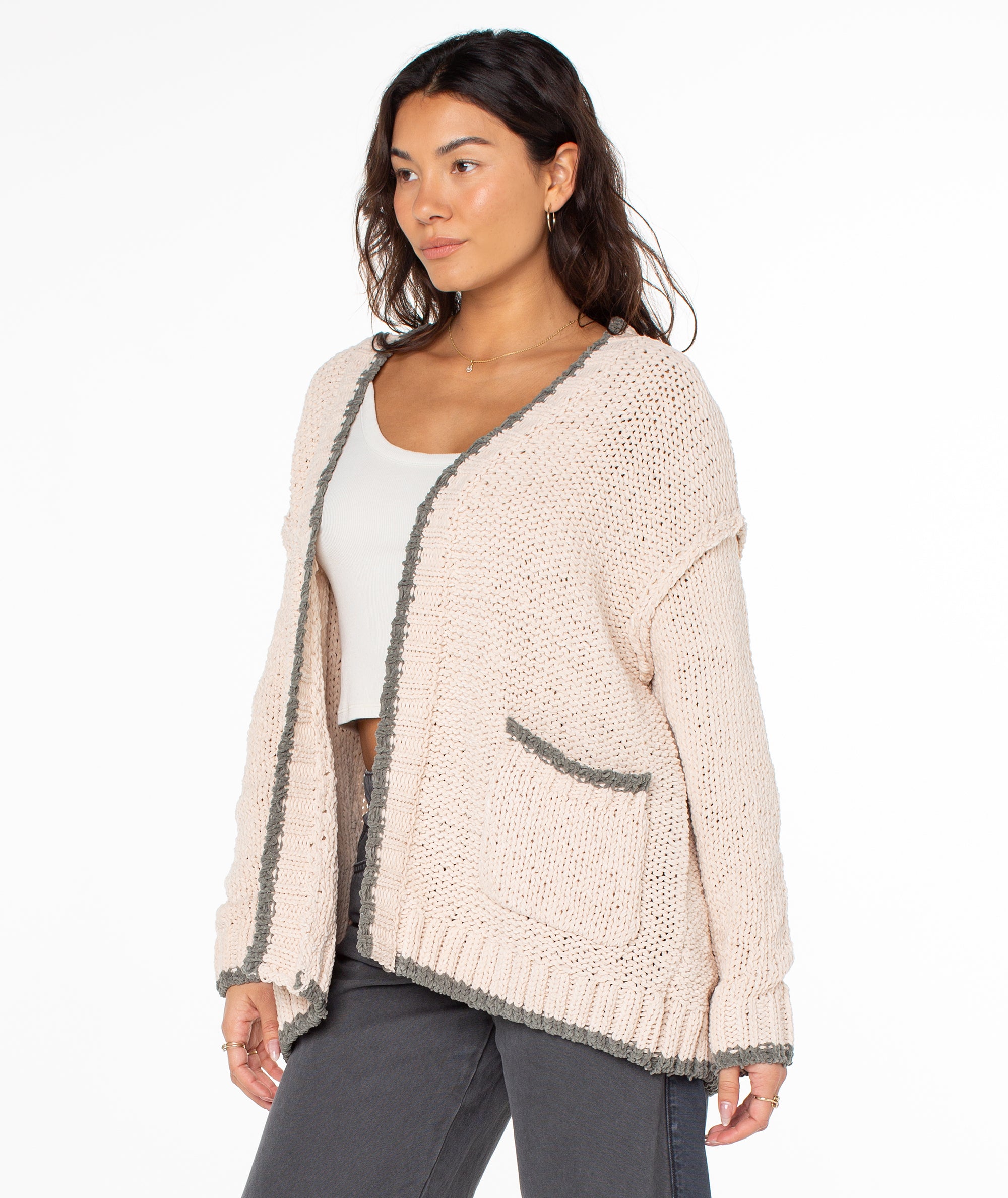 moose's ムーシーズ rich cardigan extreme cashmere v-neck cardigan oversized – 378 taurus – extreme