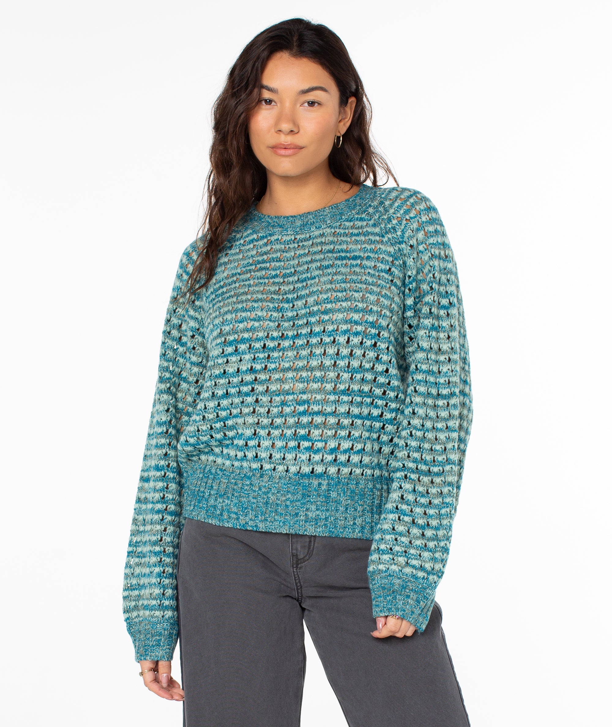 Seascape Crewneck - Granite Green - Roxy